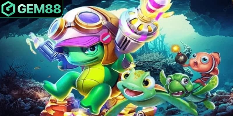 Bắn cá Rùa Xanh chiếm được cảm tình nhờ vào hàng loạt yếu tố nổi bật