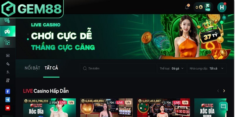 Giới thiệu Gem88 xuất hiện trên thị trường đổi thưởng vào năm 2016